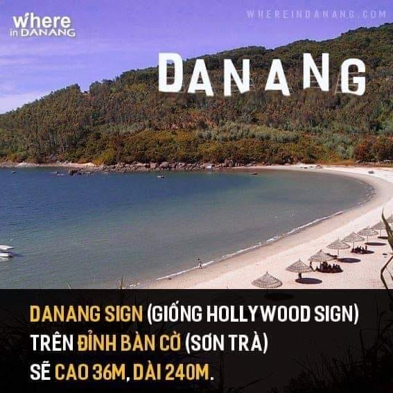 Đà Nẵng bác thông tin “lắp đặt 2 chữ DA NANG” trên núi Sơn Trà như HOLLYWOOD -0