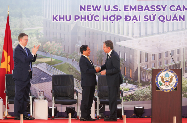 Ngoại trưởng Antony Blinken dự lễ khởi công khu phức hợp Đại sứ quán Mỹ -0