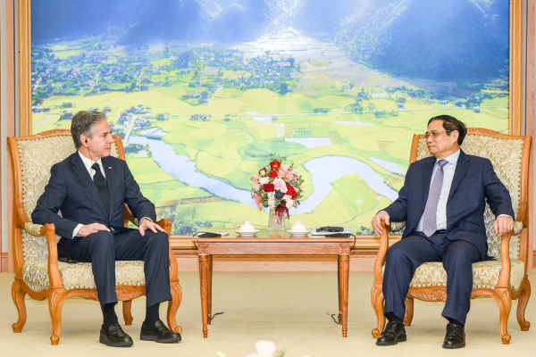 Thủ tướng Phạm Minh Chính tiếp Ngoại trưởng Mỹ Antony Blinken -0