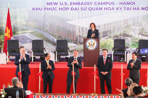 Ngoại trưởng Antony Blinken dự lễ khởi công khu phức hợp Đại sứ quán Mỹ -1