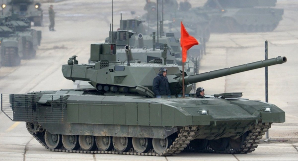 Siêu tăng T-14 Armata Nga tập kích mục tiêu Ukriane -0