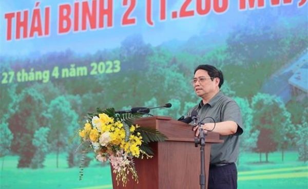 PM attends inauguration of Thai Binh 2 thermal power plant -0