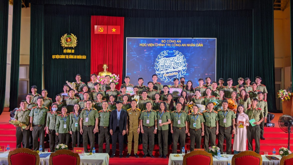 Học viện Chính trị CAND tổ chức cuộc thi Olympic Tiếng Việt cho học viên Lào -0