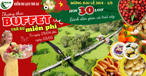 Trà Sư – điểm hút khách mùa lễ 30/4 -1/5 -0