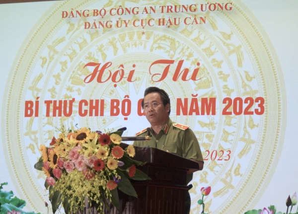 Sôi nổi Hội thi Bí thư chi bộ giỏi trong Đảng bộ Cục Hậu cần -0
