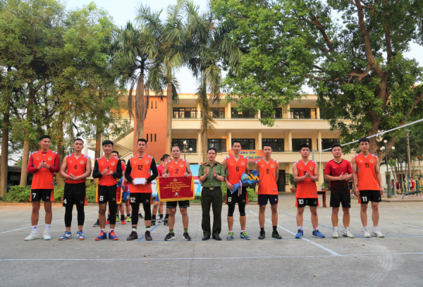 Tổ chức Giải thi đấu Bóng chuyền nam các đơn vị lực lượng vũ trang trên địa bàn huyện Sóc Sơn -0