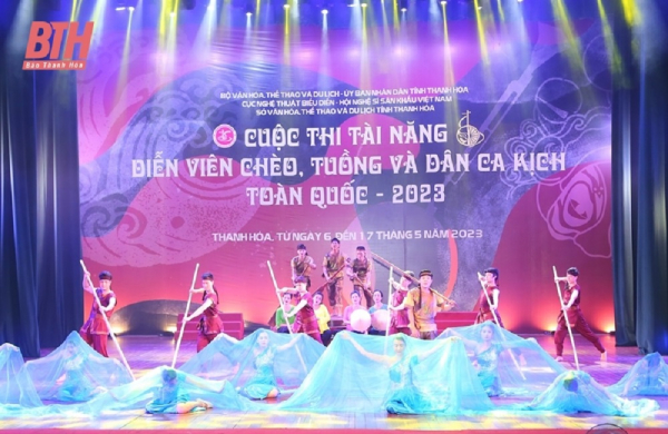 Khai mạc cuộc thi “Tài năng diễn viên Chèo, Tuồng và Dân ca kịch toàn quốc - 2023” tại Thanh Hóa -0