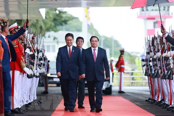 Thủ tướng Phạm Minh Chính bắt đầu tham dự các hoạt động trong khuôn khổ Hội nghị Cấp cao ASEAN 42 -0