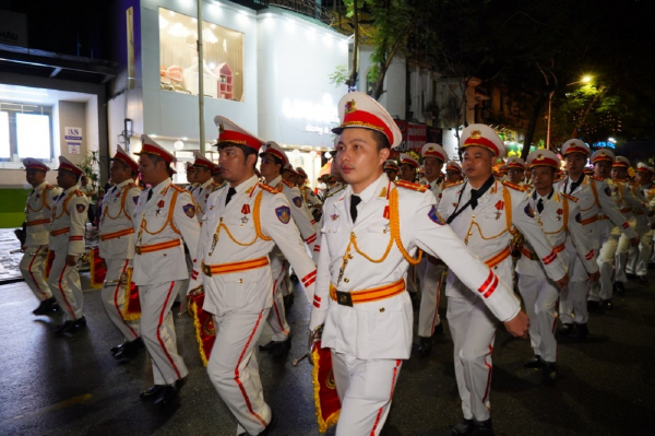 Đoàn Nghi lễ Công an Nhân dân biểu diễn tại TP Hải Phòng -0