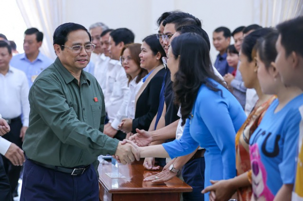 Thủ tướng Phạm Minh Chính tiếp xúc cử tri trước kỳ họp thứ 5, Quốc hội khóa XV -0