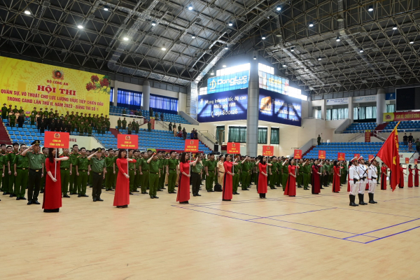Khai mạc Bảng thi số 1 Hội thi Quân sự, võ thuật cho lực lượng trực tiếp chiến đấu trong CAND lần thứ 2, năm 2023 tại Hải Phòng -0