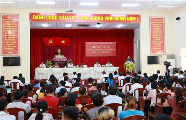 PM Pham Minh Chinh meets voters in Can Tho city -0