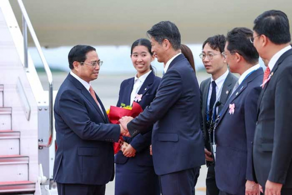 Thủ tướng Phạm Minh Chính tới Hiroshima bắt đầu dự Hội nghị Thượng đỉnh G7 và làm việc tại Nhật Bản -1