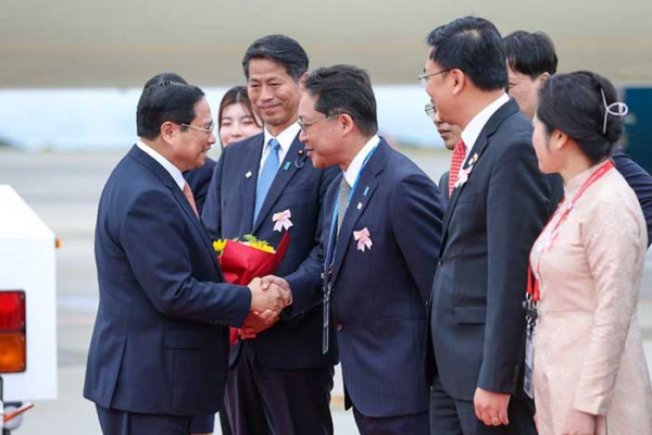 Thủ tướng Phạm Minh Chính tới Hiroshima bắt đầu dự Hội nghị Thượng đỉnh G7 và làm việc tại Nhật Bản -0