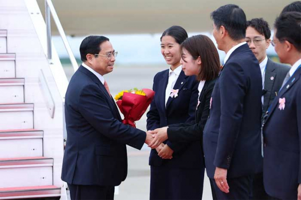 Thủ tướng Phạm Minh Chính tới Hiroshima bắt đầu dự Hội nghị Thượng đỉnh G7 và làm việc tại Nhật Bản -2