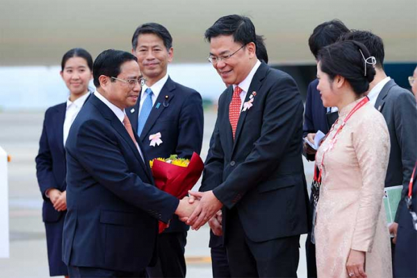 Thủ tướng Phạm Minh Chính tới Hiroshima bắt đầu dự Hội nghị Thượng đỉnh G7 và làm việc tại Nhật Bản -0