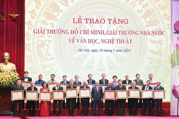 Trao Giải thưởng Hồ Chí Minh, Giải thưởng Nhà nước về văn học nghệ thuật năm 2021 -0