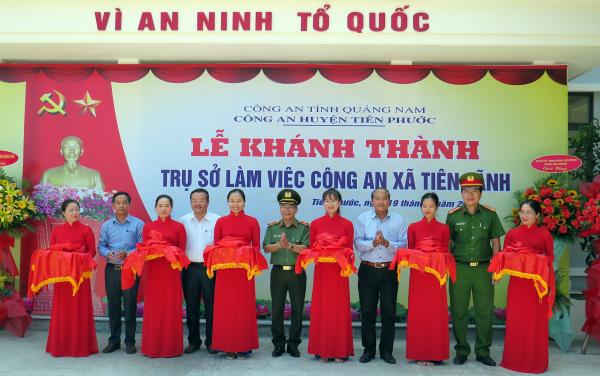 Khánh thành trụ sở Công an xã đầu tiên tại Quảng Nam -0