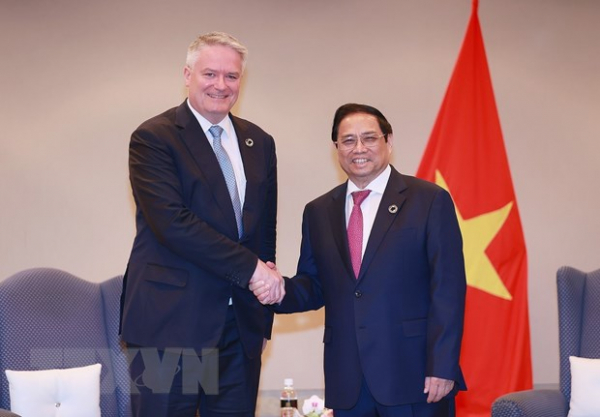 Thủ tướng Phạm Minh Chính tiếp Tổng Thư ký OECD Mathias Cormann -0
