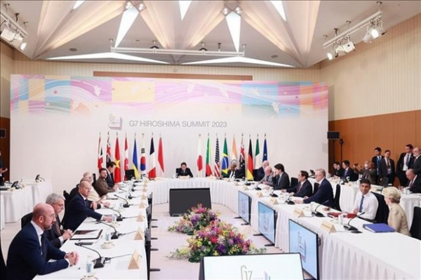 Government leader delivers three peace messages at G7 expanded Summit’s session -0