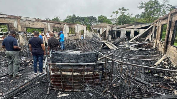Cháy ký túc xá nữ ở Guyana làm 19 người thiệt mạng -0