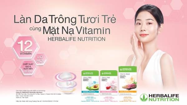 Cách cải thiện sức khỏe và vẻ đẹp của làn da đến từ mặt nạ Vitamin Herbalife Nutrition -0