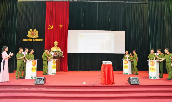 Học viên Trường Đại học PCCC với  Hội thi “Học tập và làm theo tư tưởng, đạo đức, phong cách Hồ Chí Minh” -0