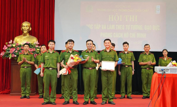 Học viên Trường Đại học PCCC với  Hội thi “Học tập và làm theo tư tưởng, đạo đức, phong cách Hồ Chí Minh” -0