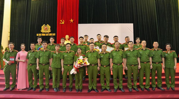 Học viên Trường Đại học PCCC với  Hội thi “Học tập và làm theo tư tưởng, đạo đức, phong cách Hồ Chí Minh” -1