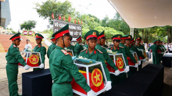 Remains of Vietnamese volunteer soldiers repatriated from Cambodia -0