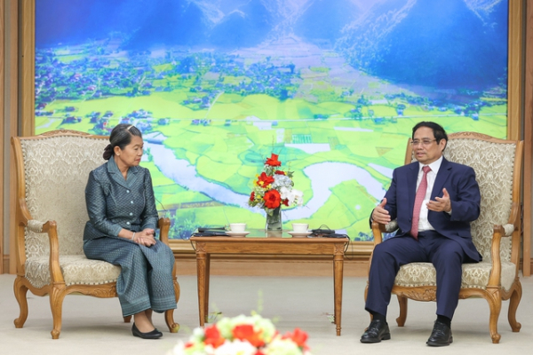 Thủ tướng Phạm Minh Chính tiếp Phó Thủ tướng Campuchia -0