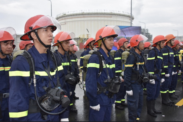 Bà Rịa-Vũng Tàu: Hơn 500 người diễn tập chữa cháy, cứu nạn, cứu hộ, xử lý tràn đổ hóa chất -1