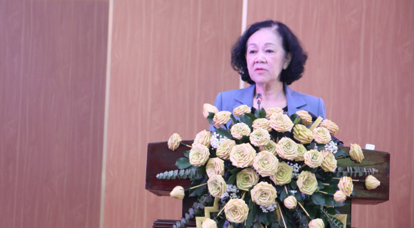 Thường trực Ban Bí thư Trương Thị Mai  làm việc với Tỉnh ủy Bến Tre -0