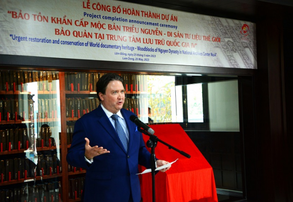 US supports Vietnam in preserving 500 deteriorated Nguyen Dynasty woodblock plates -0