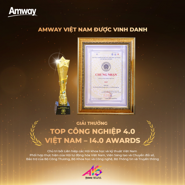 Amway Việt Nam vinh dự nhận giải thưởng Top Công nghiệp 4.0 Việt Nam – I4.0 Awards -0