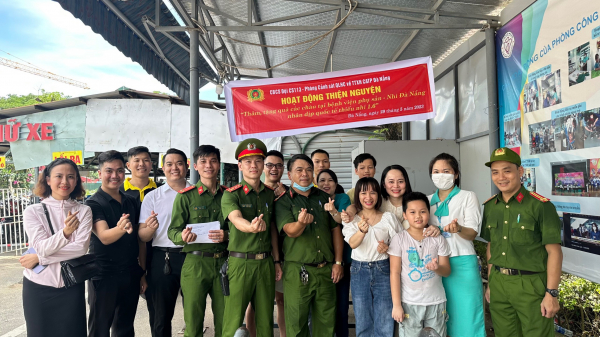 Tết thiếu nhi đặc biệt cùng lực lượng Cảnh sát 113 Công an thành phố tại Bệnh viện phụ sản - nhi Đà Nẵng. -0