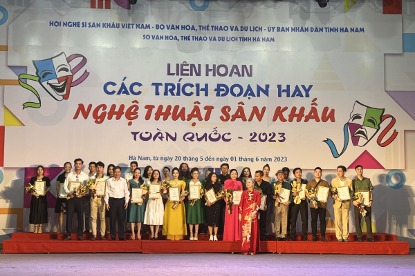Bế mạc Liên hoan các trích đoạn hay nghệ thuật Sân khấu toàn quốc năm 2023 -0