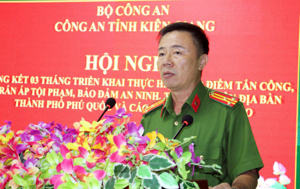Thẳng thắn đánh giá, bàn giải pháp bảo đảm ANTT địa bàn Phú Quốc và các huyện đảo ở tỉnh Kiên Giang -0