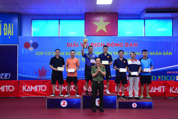 Sôi nổi giải bóng bàn Cúp Cơ quan đại diện Cục Truyền thông CAND tại TP Hồ Chí Minh -0