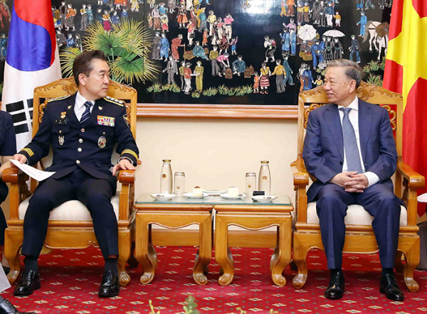 Tăng cường hợp tác giữa Bộ Công an với Cơ quan Cảnh sát quốc gia Hàn Quốc -0