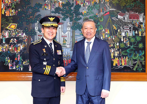 Tăng cường hợp tác giữa Bộ Công an với Cơ quan Cảnh sát quốc gia Hàn Quốc -0
