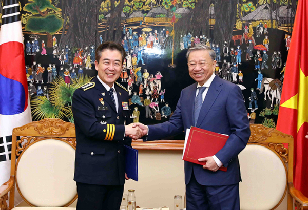 Tăng cường hợp tác giữa Bộ Công an với Cơ quan Cảnh sát quốc gia Hàn Quốc -1