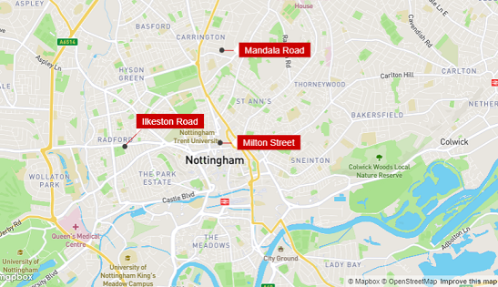 Án mạng nghiêm trọng tại Nottingham, trung tâm thành phố bị phong tỏa -0
