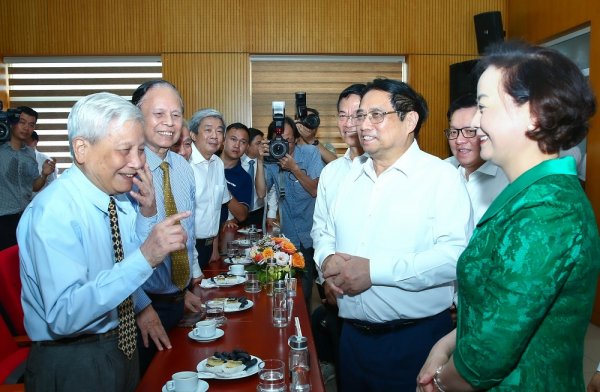 Thủ tướng Phạm Minh Chính thăm, làm việc với Hội Nhà báo Việt Nam -0