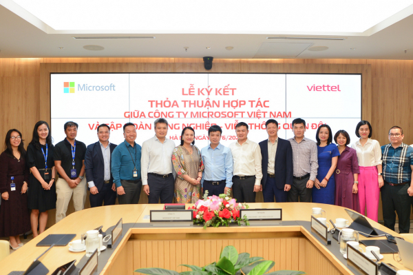 Viettel hợp tác cùng Microsoft nâng cao năng lực ứng dụng điện toán đám mây và trí tuệ nhân tạo Việt Nam -0