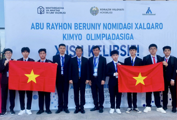 Vietnam ranks first at Abu Reikhan Beruniy International Chemistry Olympiad -0