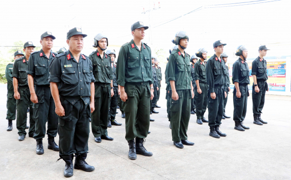 Thành lập Đại đội Cảnh sát cơ động tại TP Phú Quốc -1