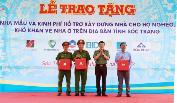 Ministry of Public Security plans to build 1,200 houses for poor households in Soc Trang - 1