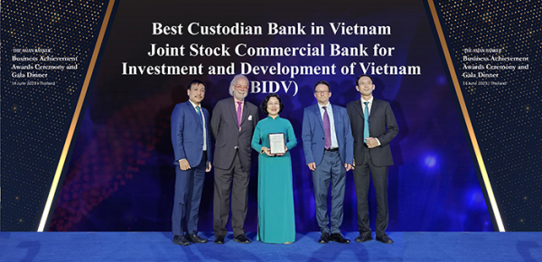 BIDV nhận giải thưởng “Ngân hàng Lưu ký - Giám sát tốt nhất Việt Nam” lần thứ 3 liên tiếp -0
