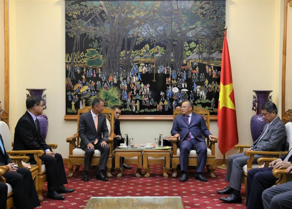 Deputy Minister Nguyen Van Long receives delegation from Ministry of Justice of Thailand -0